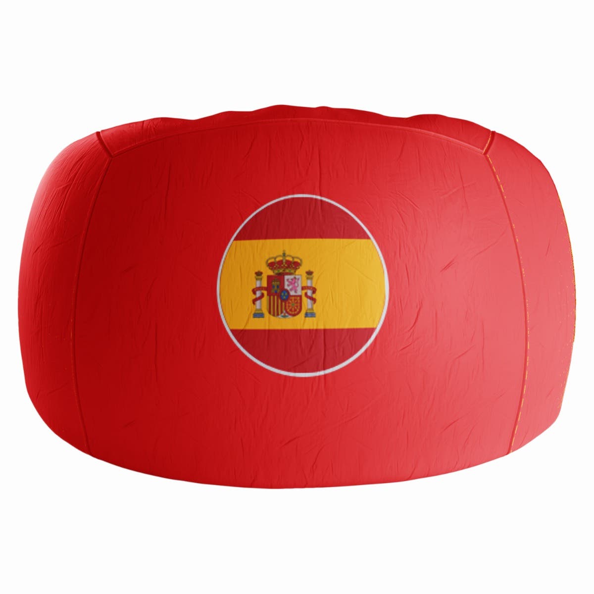 Flamingo Spain Flag Waterproof Bean Bag, 90×70 cm