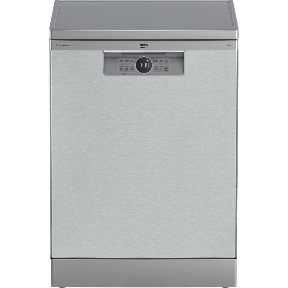 Beko BDFN26520XQ Digital Dishwasher, 15 Person, 6 Programs, 60 cm, LED Display - Silver