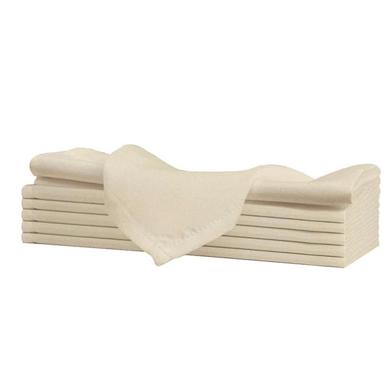 Cotton Table Napkins Set, 6 Pieces, 40×40 cm - Beige