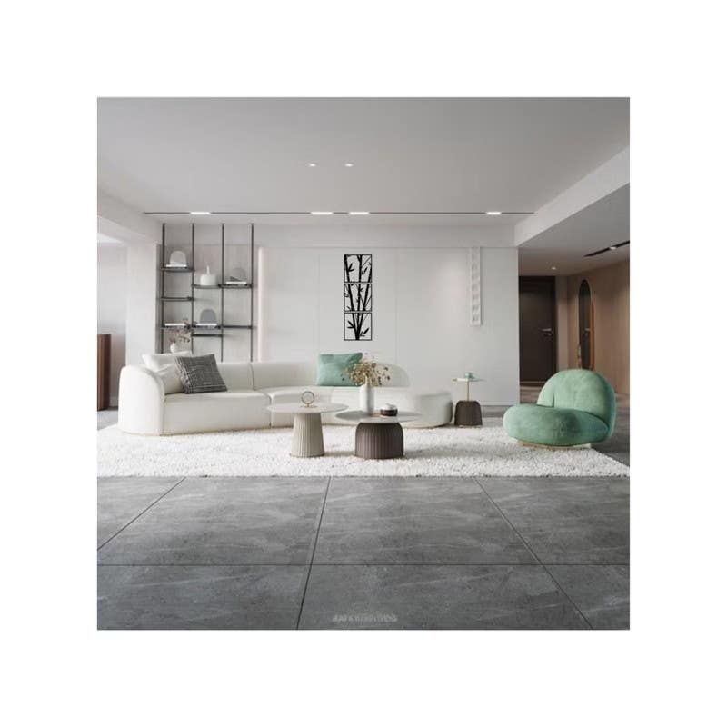 Wall Decor, 3 Pieces, 120x40 cm - Black White