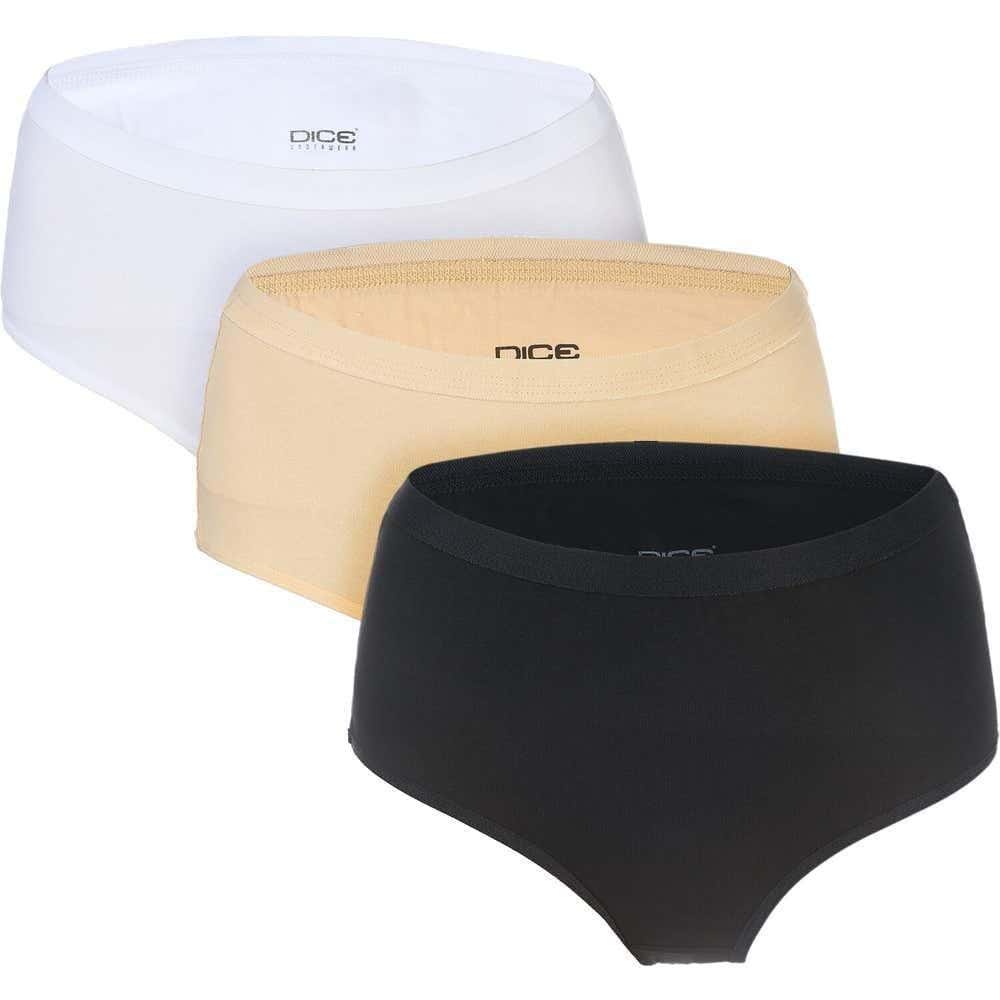 Dice Women's Underwear Set, Cotton, 3 Pieces, M - Multicolor