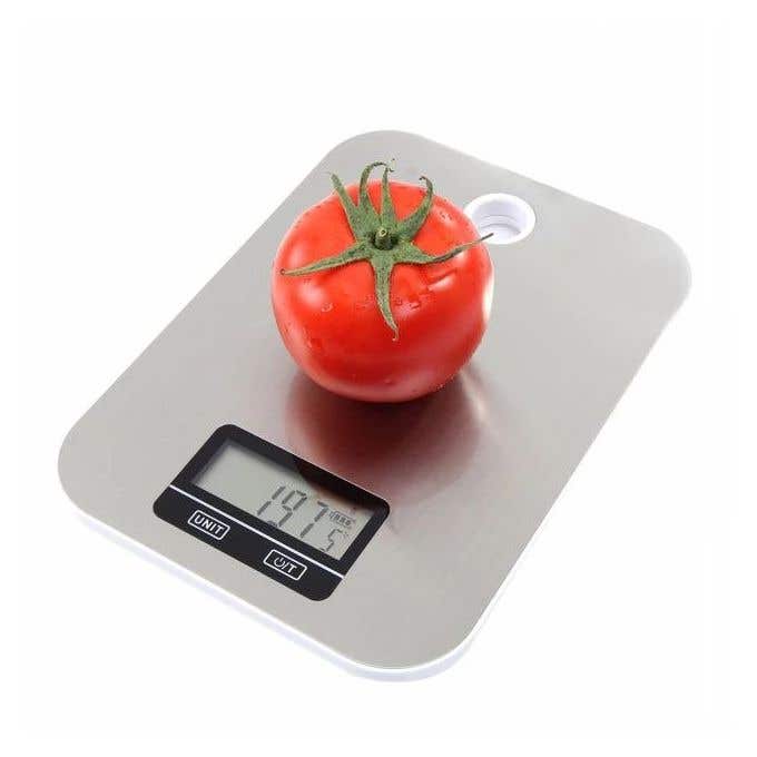 Digital Scale, Up to 5 kg, Display - Silver