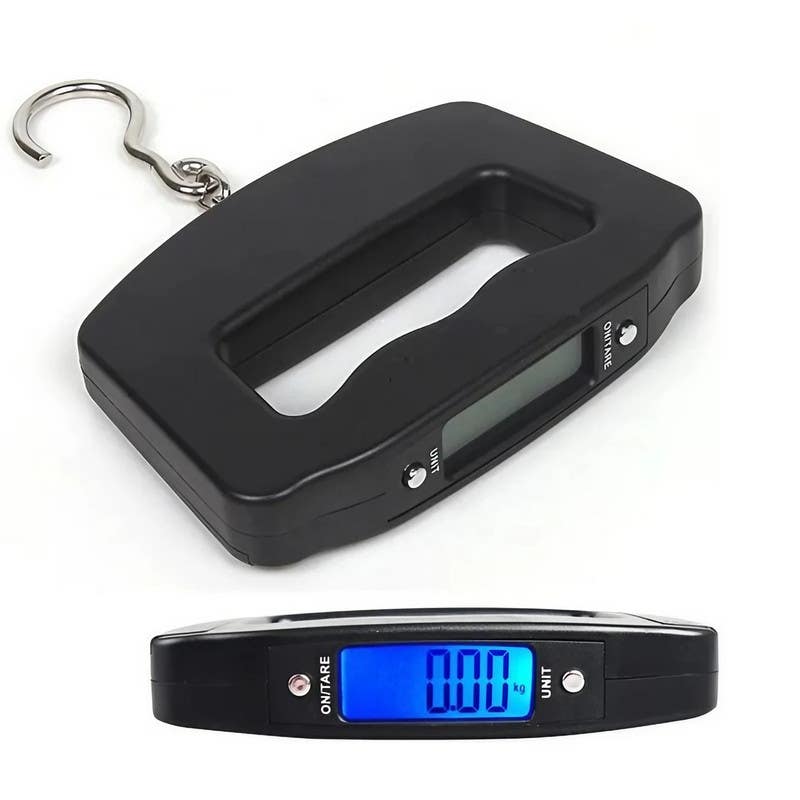 Pocket Luggage Scale, High-Accuracy System - Black