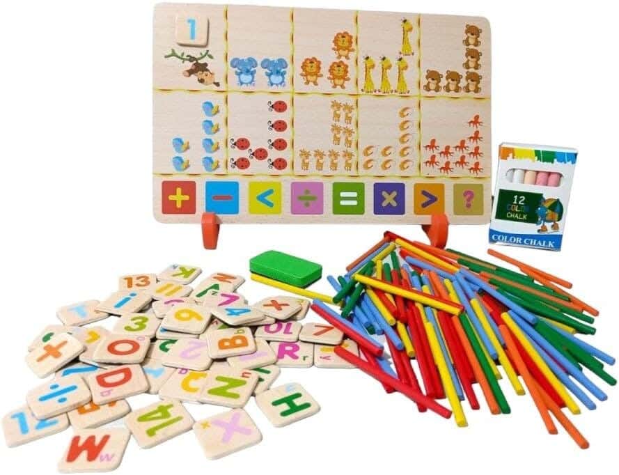 Alsafwa w21-26 Wooden Calculation Board - White