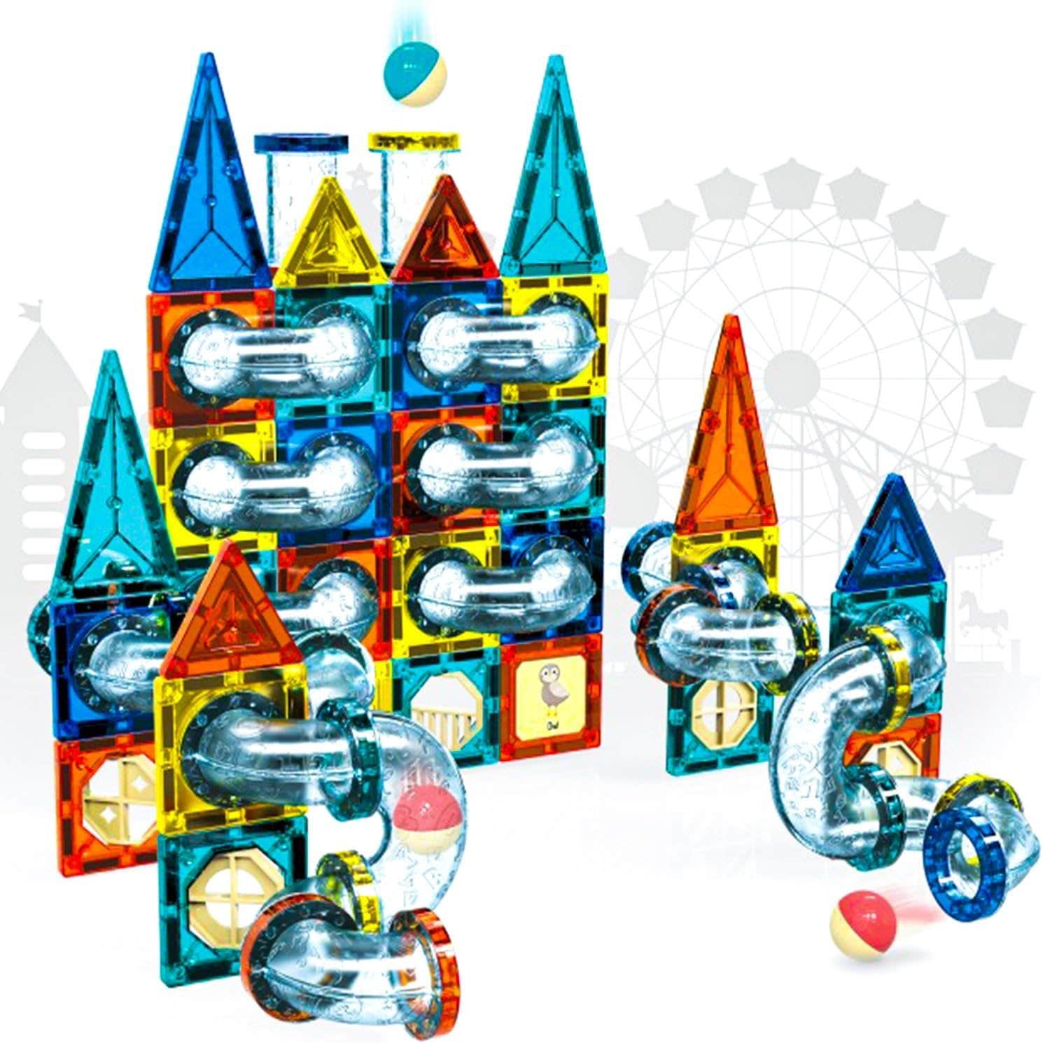 Jade Hare Plastic Magnetic Toys, 42 Pieces - Multicolor