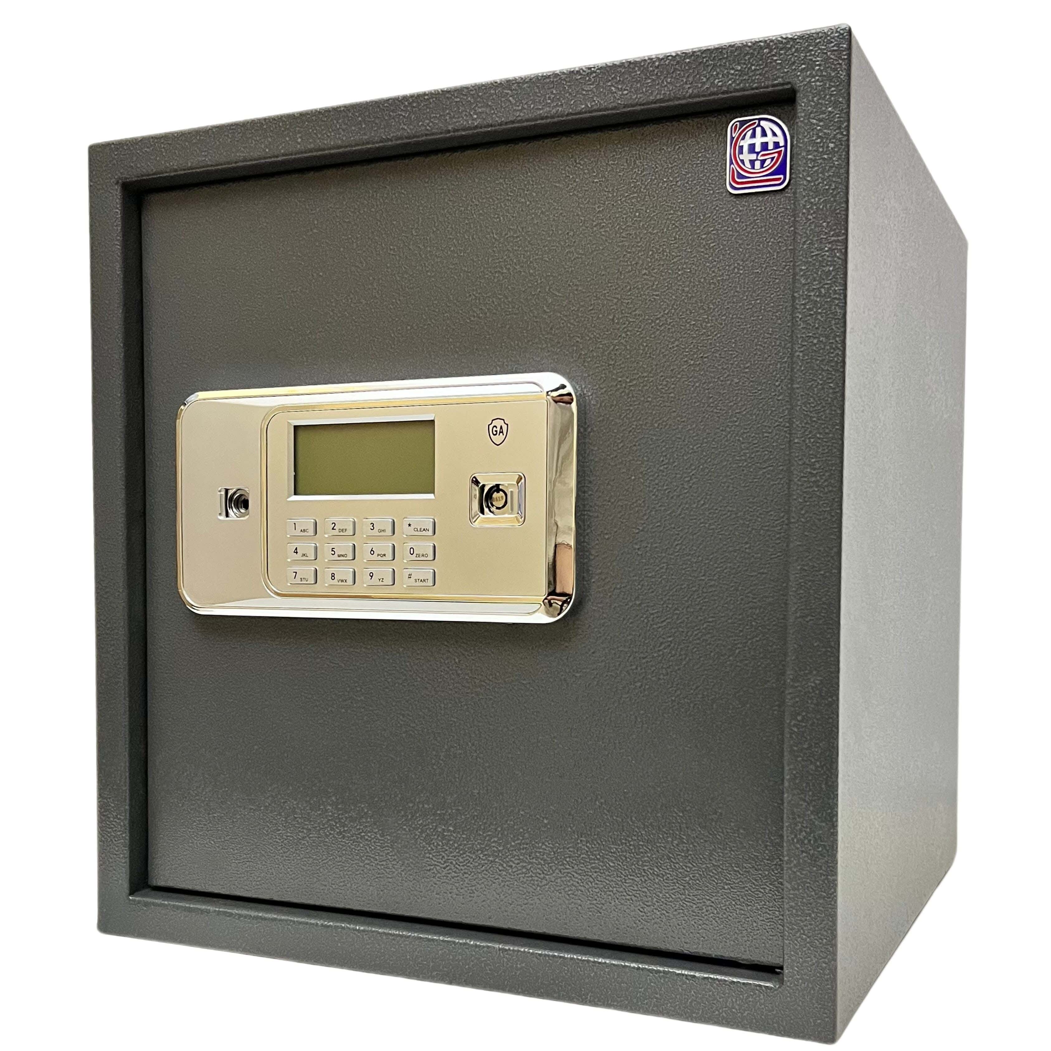 Lotfy Group LG Metal Strong Metal Safe, Theft-Resistant, 40 × 38 × 38 cm - Grey