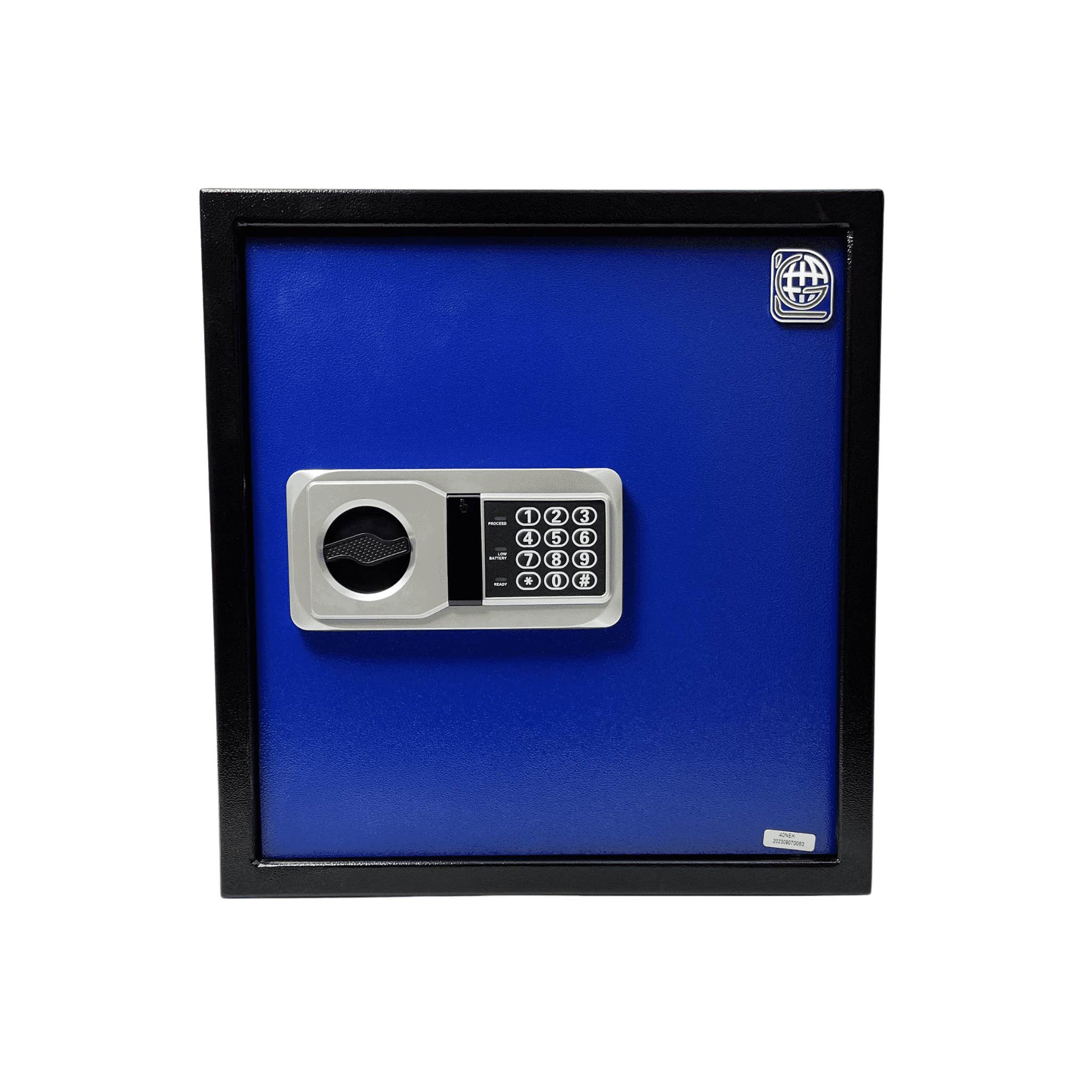 Lotfy Group LG Metal Digital Safe, 40 × 38 × 38 cm - Blue
