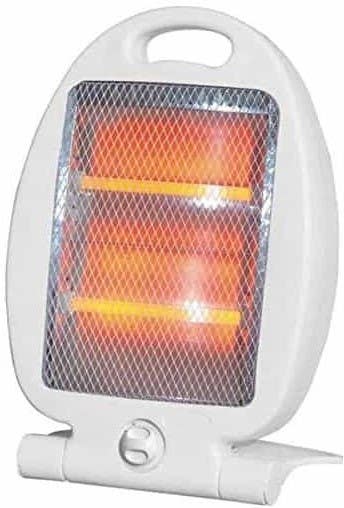 Halogen Heater, 800 Watt, 2 Candles - White