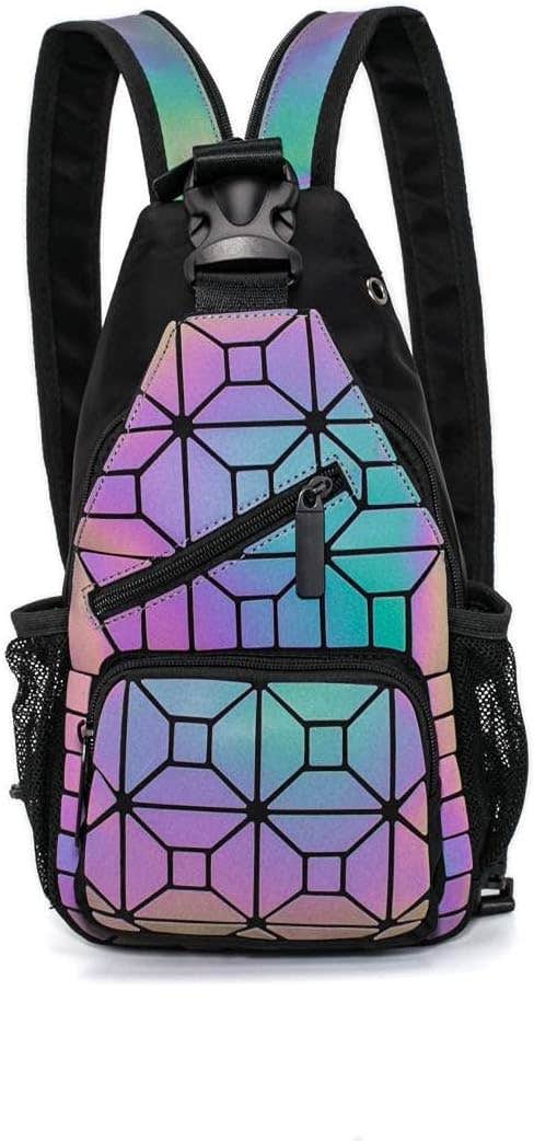 Gmgkedi Geometric Luminous Backpack - Multicolor