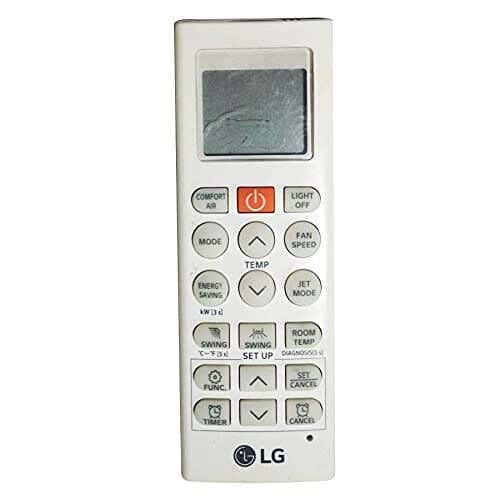 LG Air Condition Remote Control - White