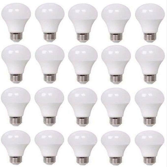 LED Bulb Set, 9 watt, 20 Pieces, 11x4 cm - White