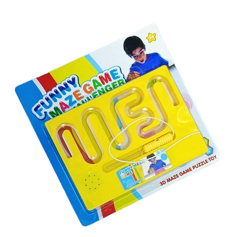 Alsafwa W27-1-1 Maze Toy for Unisex Children - Yellow