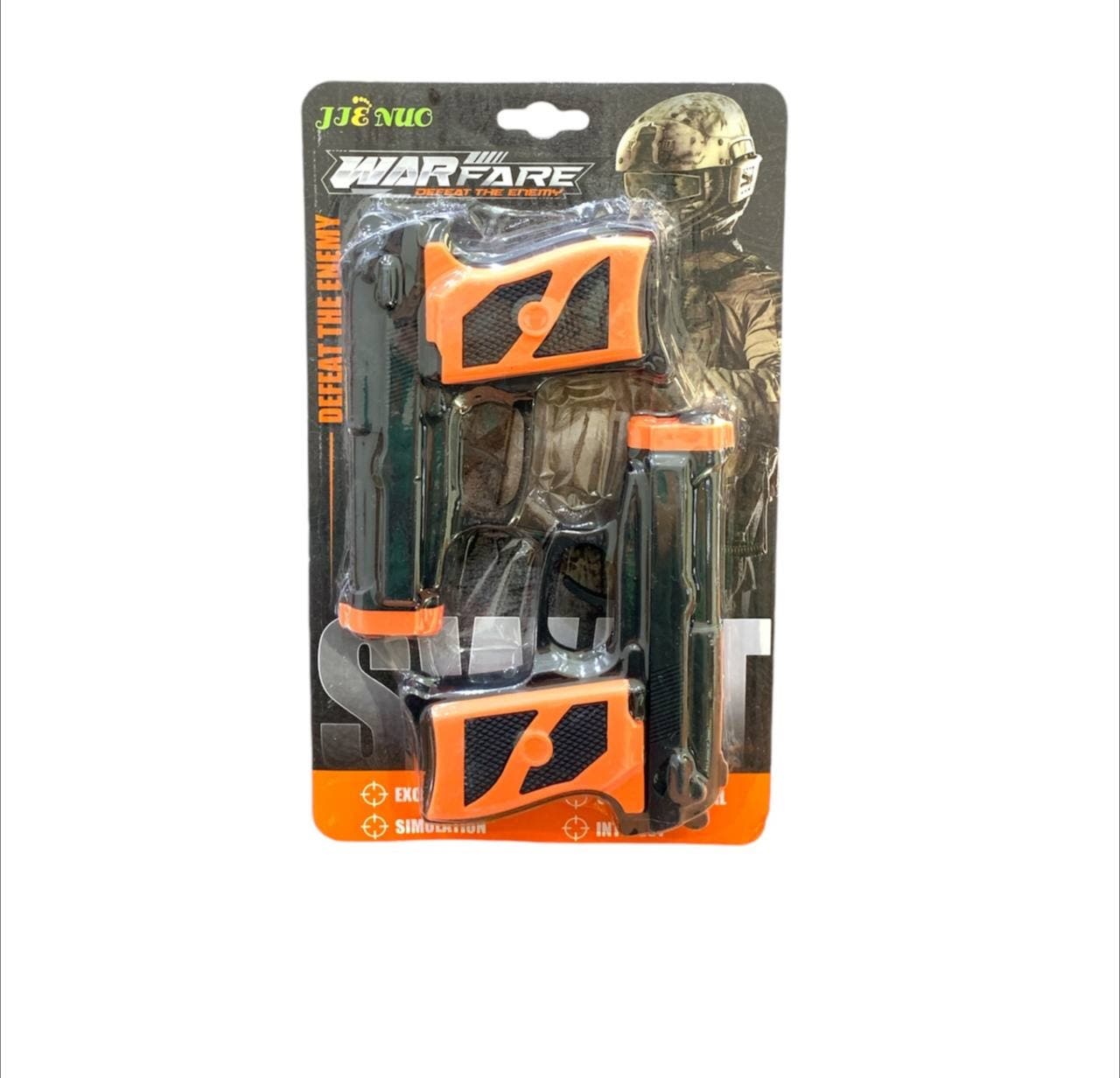 Alsafwa T-312 Police Set Toy for Boys - Black Orange