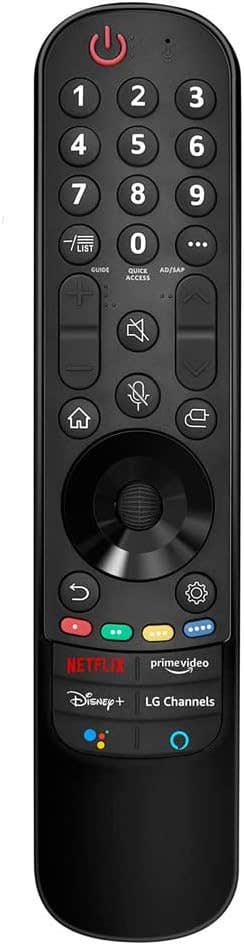 GUANYANYI Universal IR Remote Control AN-MR21GA for LG Smart TVs - Black.