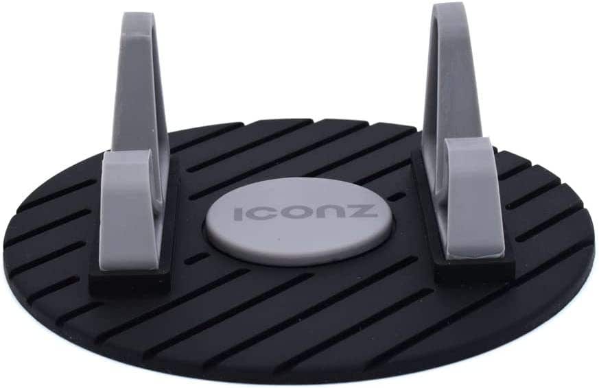Iconz XMH2K Magnetic Car Holder for Mobile Phones - Black Grey
