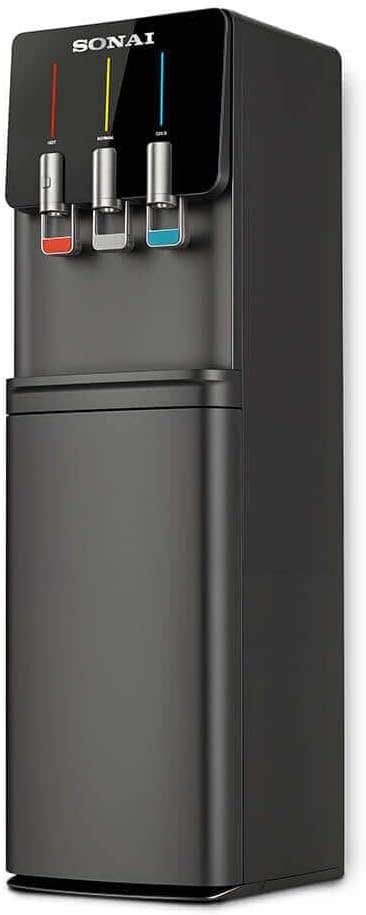 Sonai Water Cooler, 3 Taps, Top Loading, MAR-2230C - Black