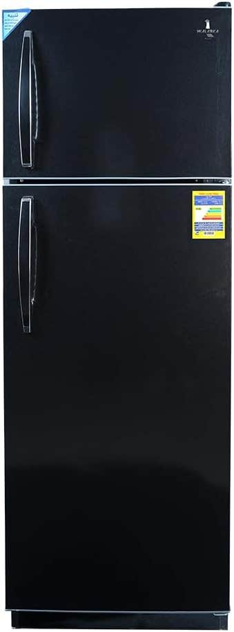 Alaska KSD335 Refrigerator, 2 Doors, 12 Feets - Black