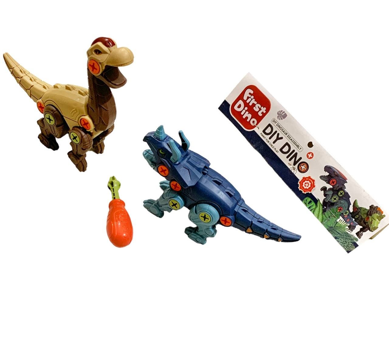 Alsafwa W28-23 Dinosaur Shape Disassemble Toy for Unisex Children - Multicolor