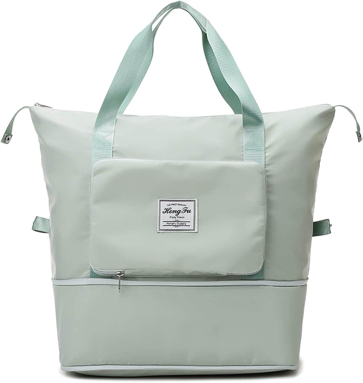 Household Culture Wet and Dry Separation Travel Duffel Bag, L - Green