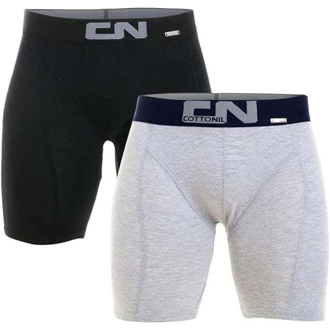 Cottonil Cotton Men Boxer Set, M, 2 Pieces - Multicolor