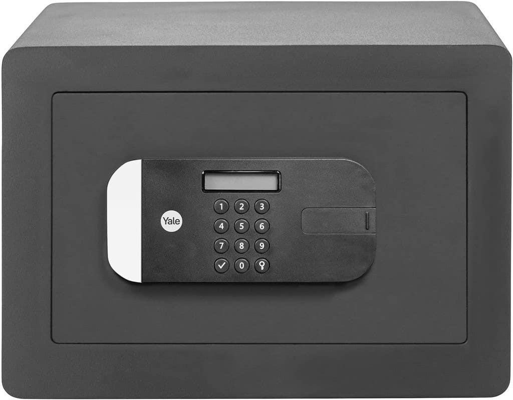 Yale Home Maximum Security Fingerprint Safe, 25 x 35 x 30 cm, 15.7 kg - Grey