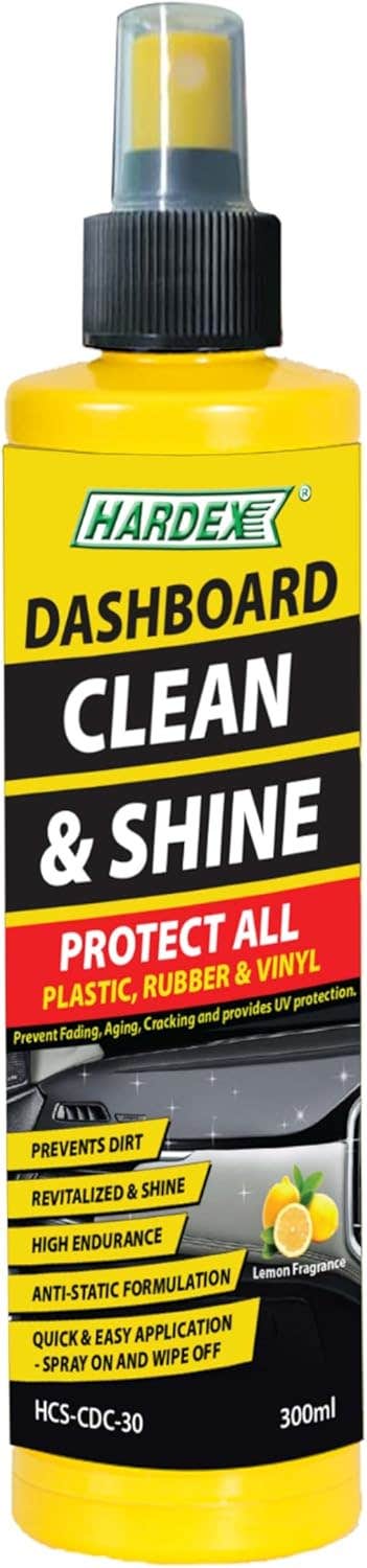 Dashboard Cleaner and Polish With Lemon Scent - Yellow