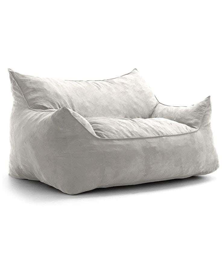 Bean bag sofa, Sabia material, 75 x 90 x 45 cm - beige