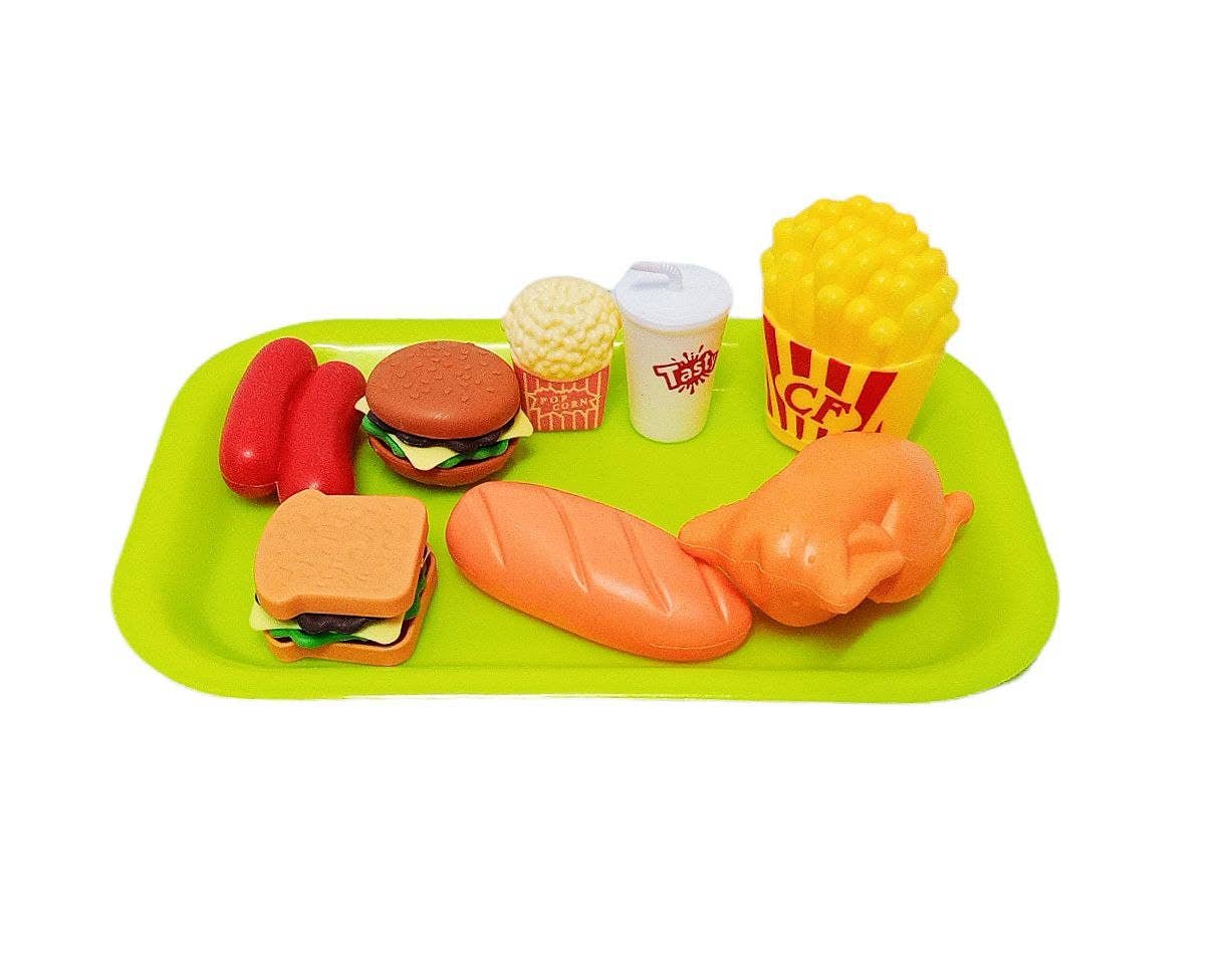 Alsafwa W30-35-3 Plastic Chicken And Popcorn Toy for Unisex Children - Multicolor