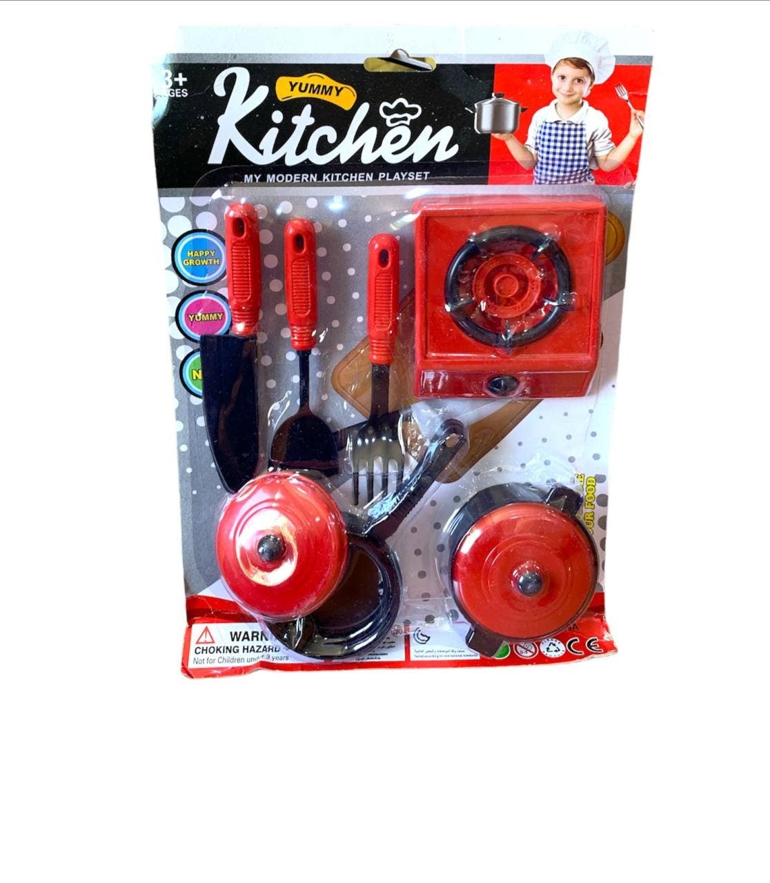 Alsafwa W30-55 Kitchen Toy for Girls - Red Black