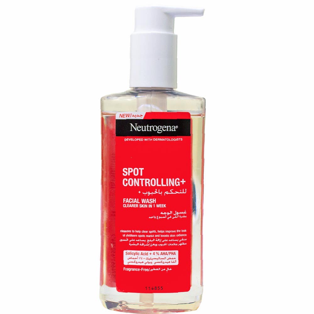 Neutrogena Spot Controlling and Cleansing Facial Wash with Salicylic Acid - 200 ml