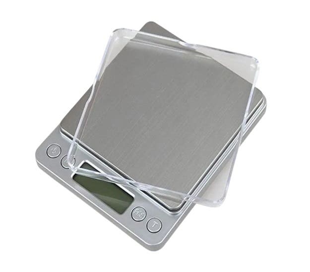 Scale Suitable for Liquid and Fragile Materials, Sensitivity to 0.01g - Silver