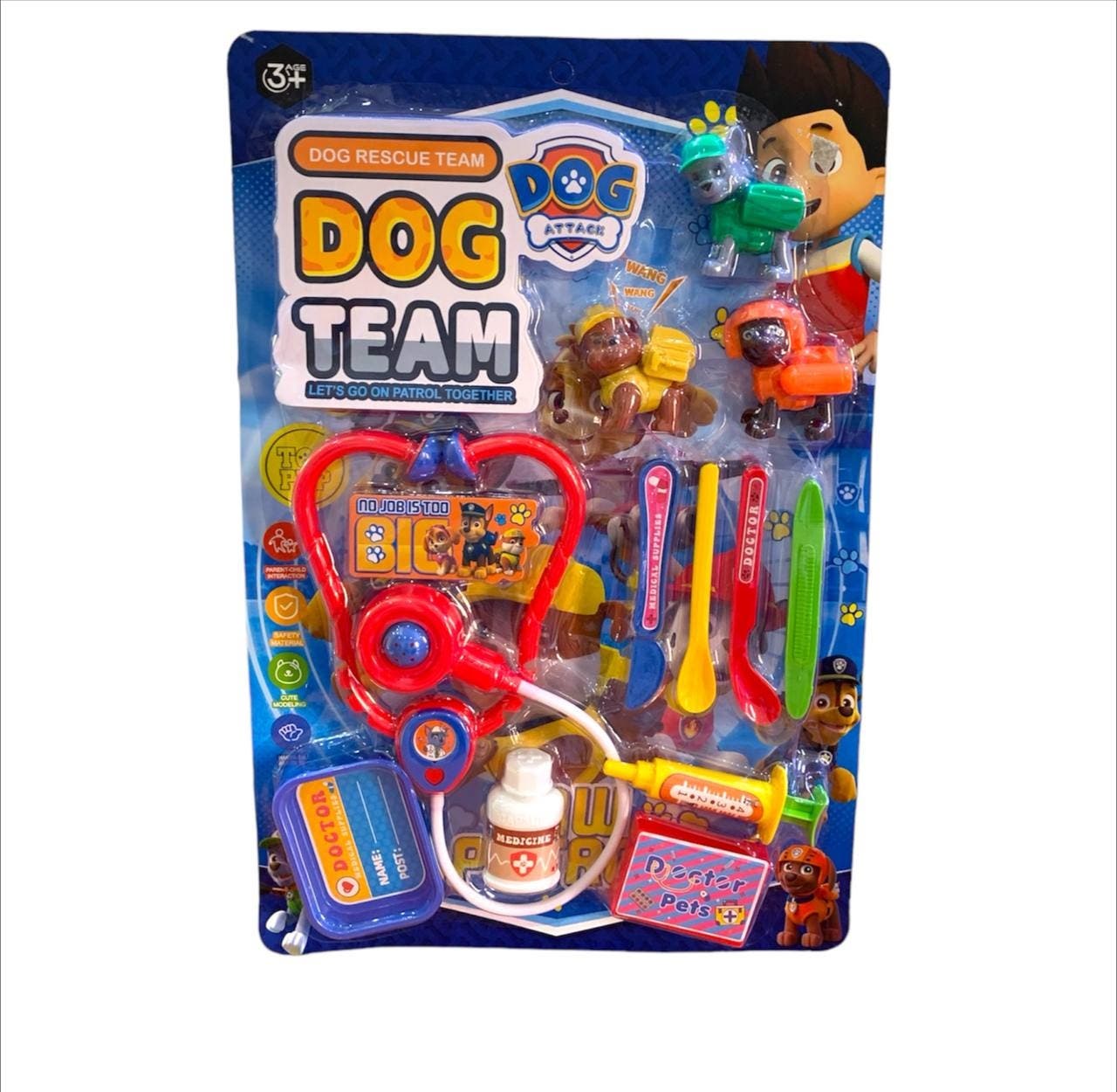 Alsafwa W30-57-1 Dr. Paw Dog Toy for Unisex Children - Multicolor