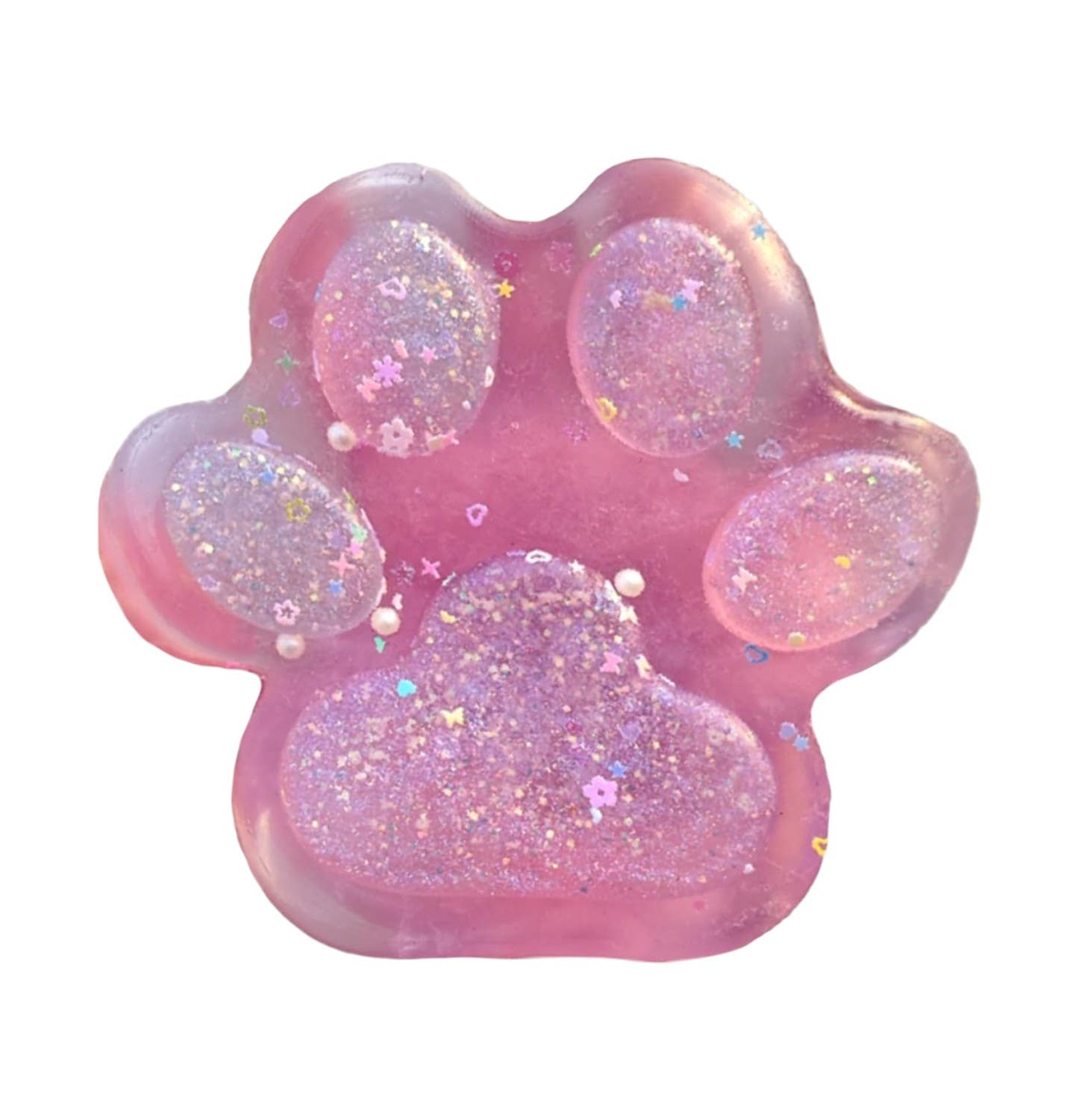 Cprnqy Funny Design Silicone Squishy Toy, Large - Pink