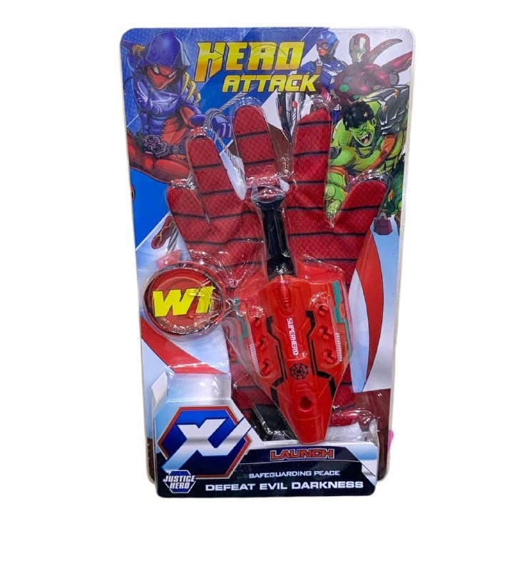Alsafwa T-320 Spider-Man Glove Toy for Boys - Red