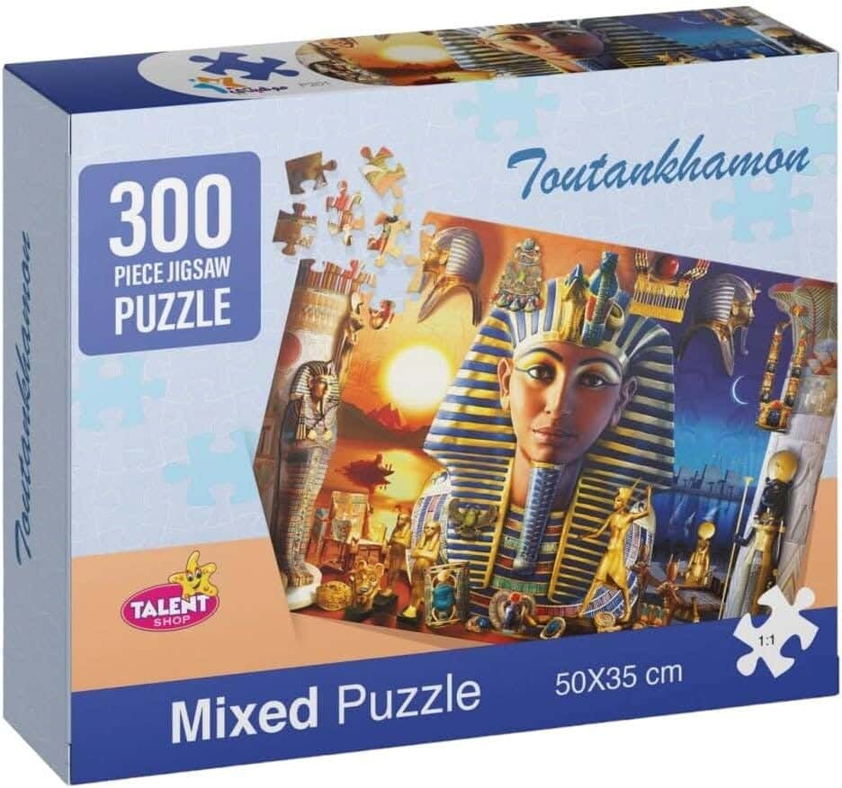 Talent Shop R45-2-10 Tutankhamun Puzzle, 50x36cm, 300Pieces - Multicolor