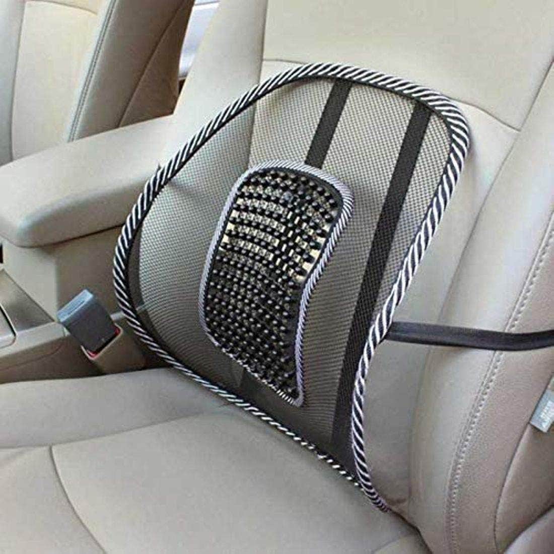 Universal Car Seat Back Support Pillow - Black