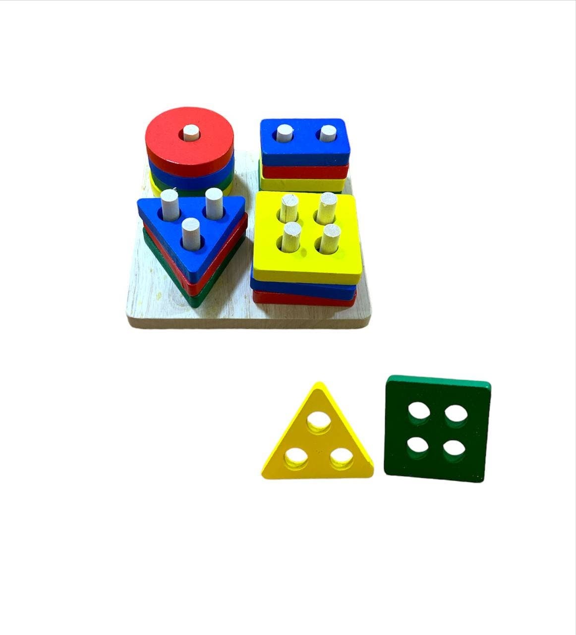 Alsafwa W3-21 Geometric Shapes Cube Toy for Unisex Children - Multicolor