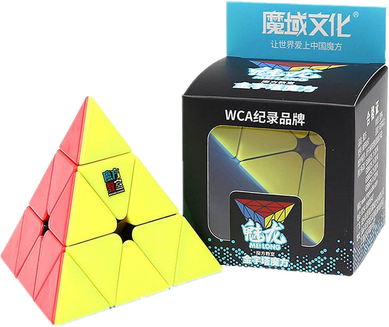 Liangcuber Pyramid Design Plastic Magic Cube - Multicolor