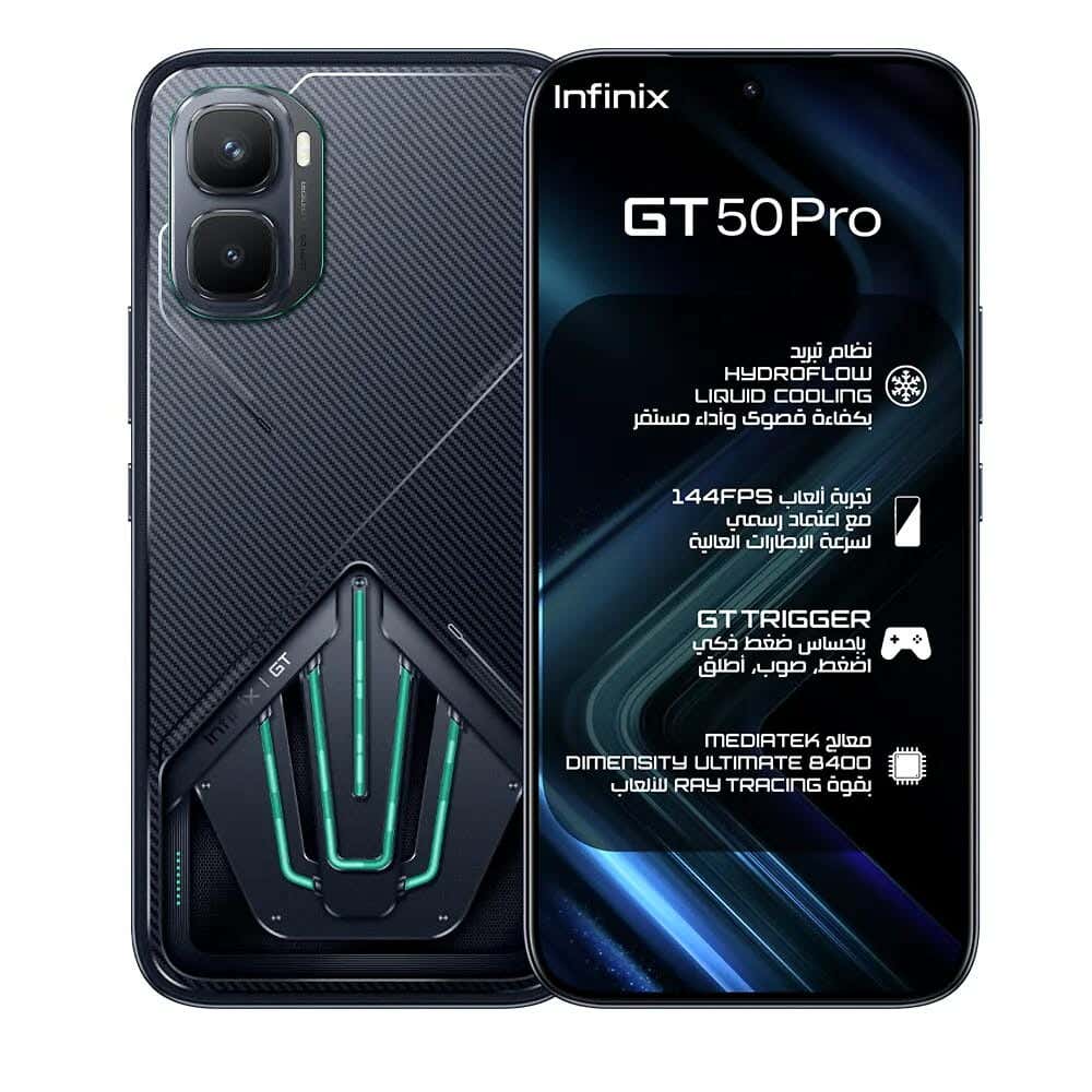 Infinix Smart Mobile Phone, 512GB, 12GB RAM, 5G Network - Black