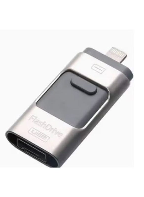 Get iFlash Flash Drive, 3x1, 64GB - Grey with best offers | Raneen.com