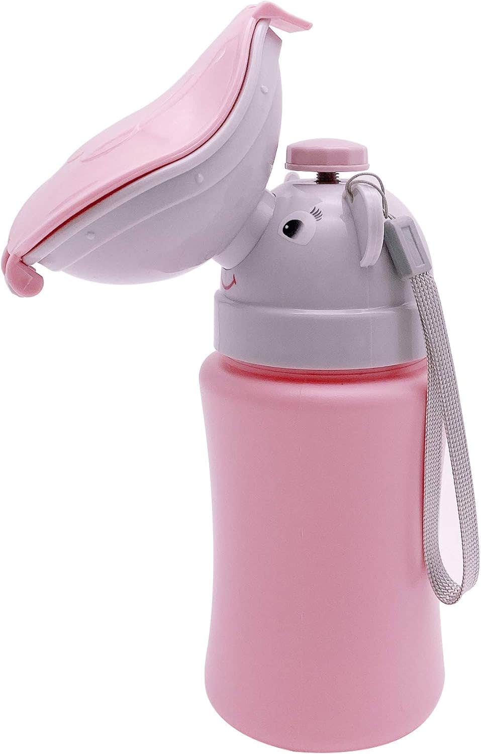 Inchant Leak Proof Design Portable Urinal for Kids - Pink Grey