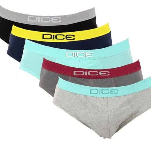 Dice Men's Boxer Briefs Set, 5 Pieces