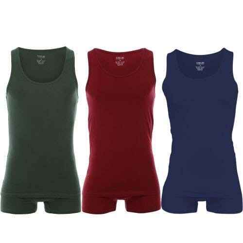 Dice Men's 3-Piece Tank Top and Boxer Set