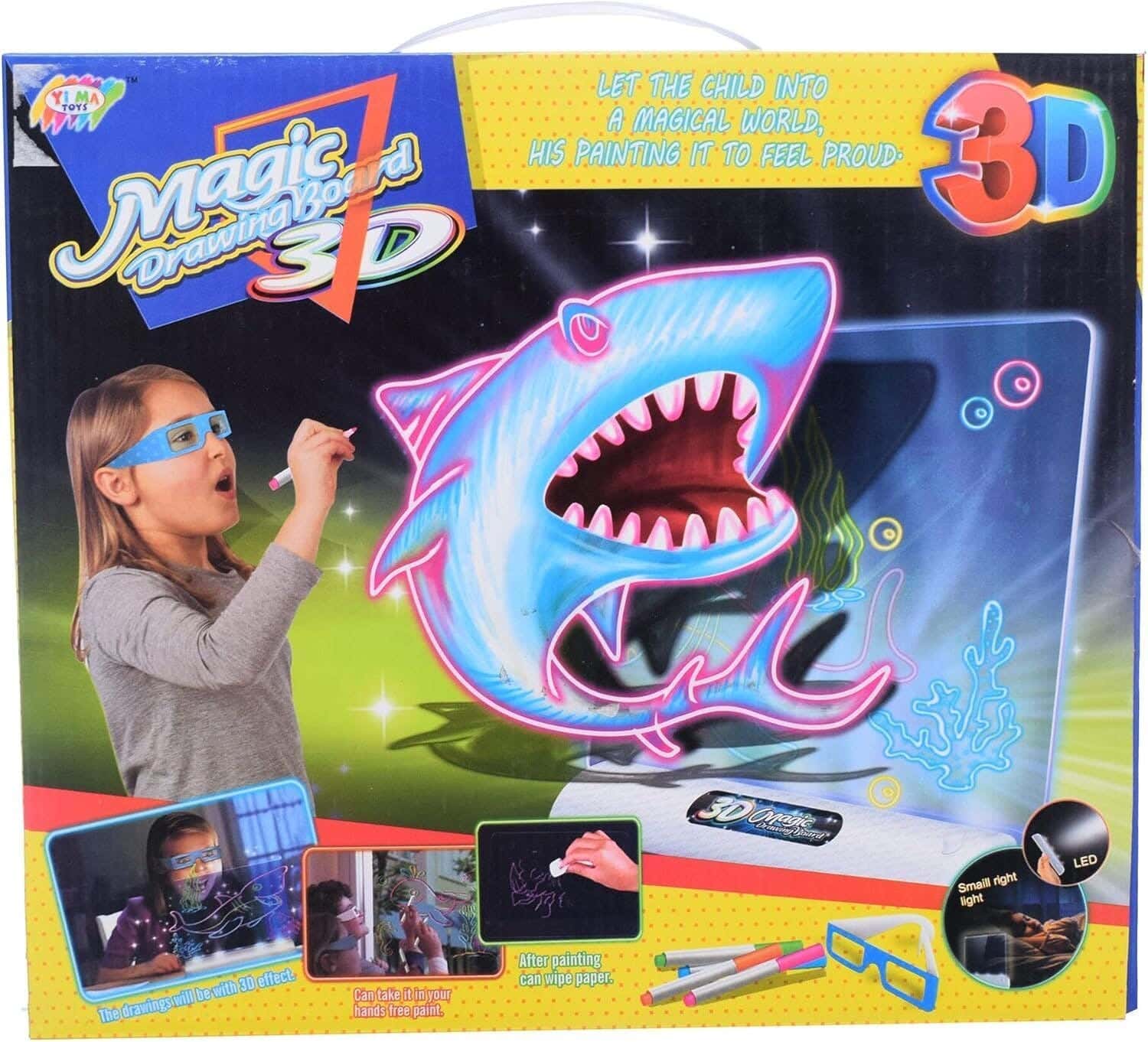 YI MA Magic Drawing Board - Multicolor