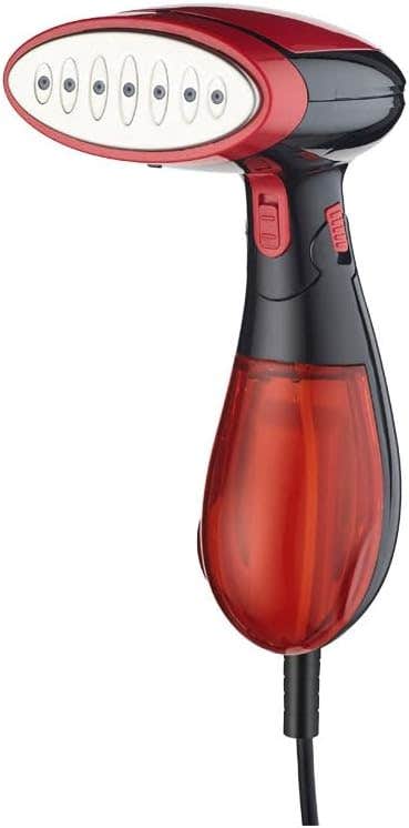 Jamaky JMK1015 Electric Steam Iron With Vertical Design For Clothes, 2000 Watt - Red