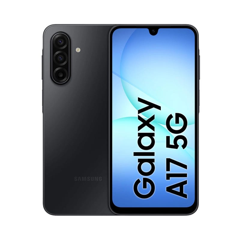 Samsung A17 Smart Phone A17, Ram 6GB, Rom 128 GB, 5G - Black