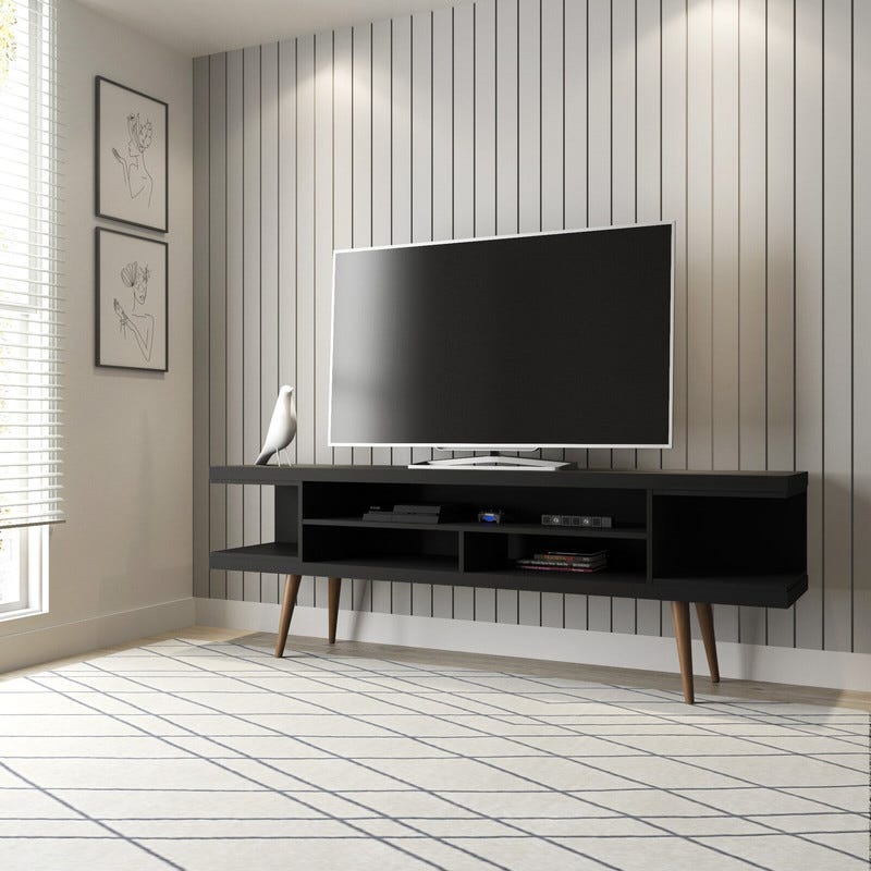 Get ScreenTable, MDF Wood, 120×50×30 - Black with best offers | Raneen.com