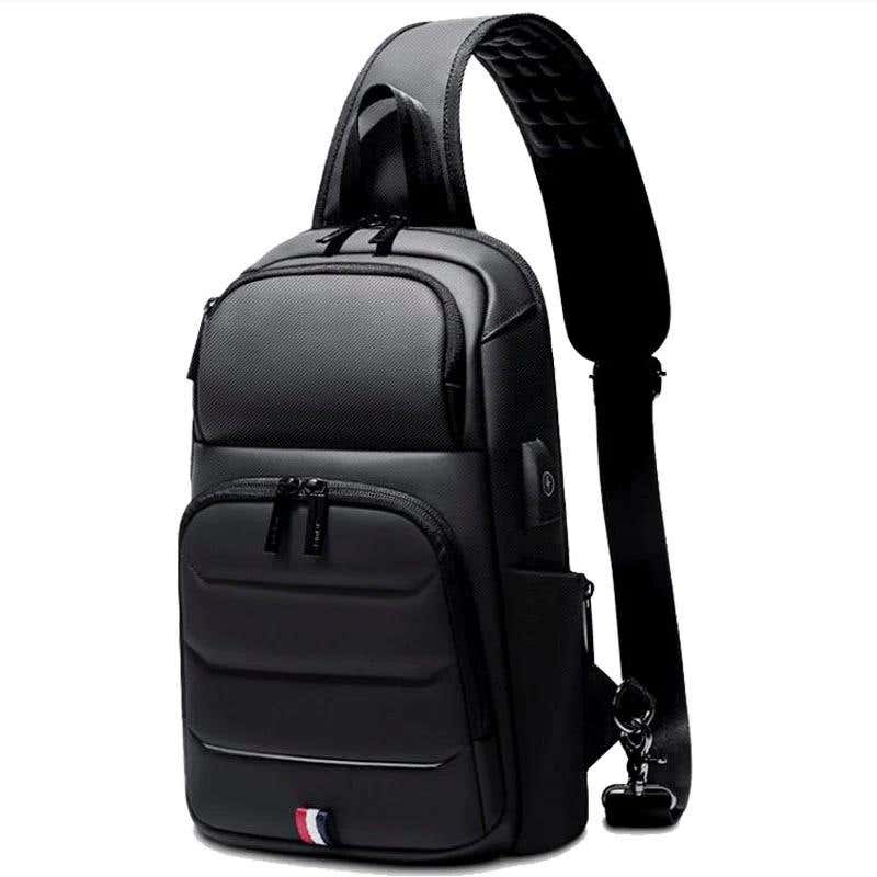 Waterproof Cross Bags, 12 Inches - Black