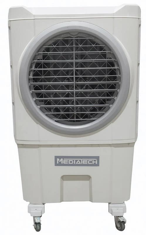 Mediatech Mt-Ac601 Air Cooler, 80 Liters, 3 Speeds - White Grey