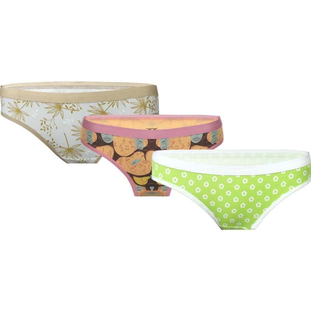 Dice Women's Underwear Set, Cotton, 3 Pieces, M - Multicolor